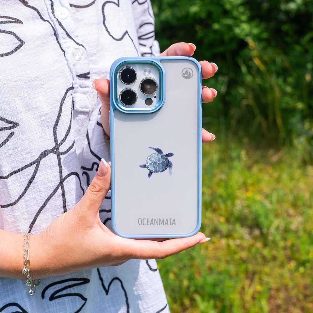 iPhone 11 Hülle - Turtle blau - "Shellie" - nachhaltig