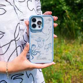 iPhone 14 pro max Hülle - Wal blau - "WhaleLife" nachhaltig