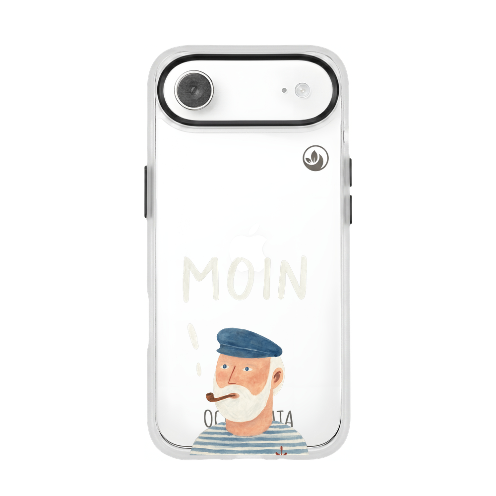 iPhone 17 Air Hülle - Moin blau - "Ostfriese" - nachhaltig