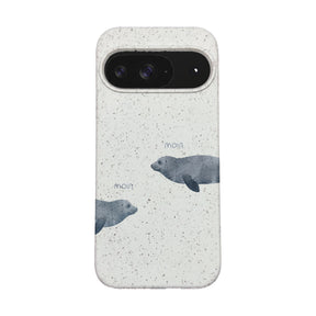 Biologisch abbaubare Handyhülle Google Pixel 9 / 9 Pro Mooornin — kompostierbar — Vorderseite
