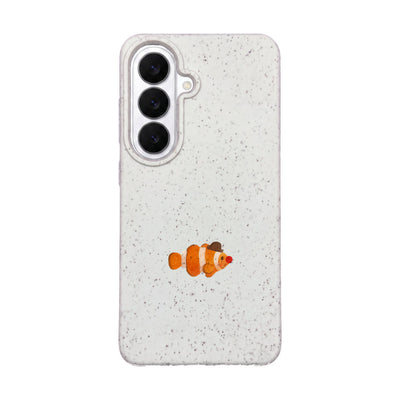 Samsung S26 Hülle - Clownfisch weiß - "Mr.Clown-Fish" - nachhaltig