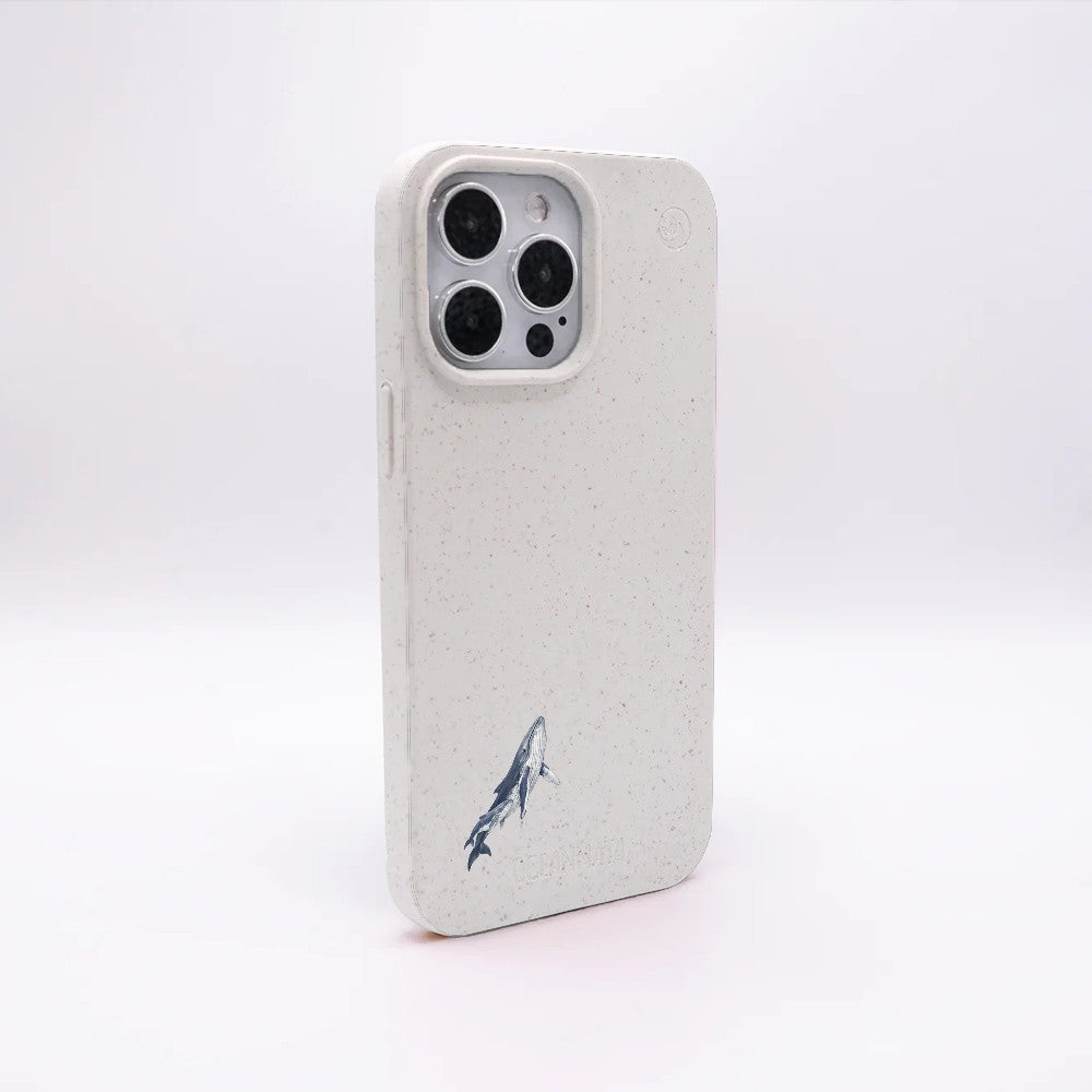 iPhone 14 pro max Hülle - Buckelwal weiß - "OceanLullaby" - nachhaltig