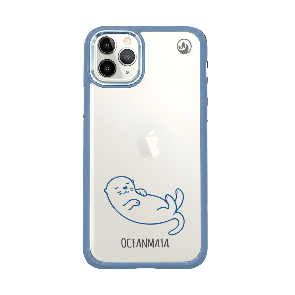 iPhone 11 pro Hülle - Otter blau - nachhaltig