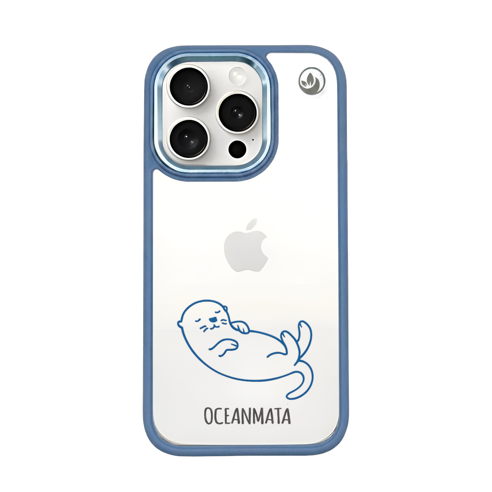 iPhone 15 pro max Hülle - Otter blau - nachhaltig