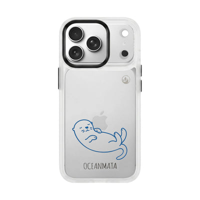 iPhone 18 Pro / 17 Pro Hülle - Otter blau - "Otter" - nachhaltig
