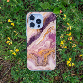 Biologisch abbaubare Handyhülle Samsung S25 Pinkmarble — kompostierbar — Bonus