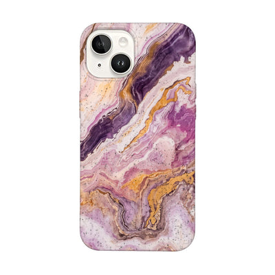 iPhone 14 Hülle - Marmor pink - "PinkMarble" - nachhaltig