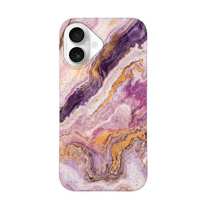 iPhone 16 Hülle - Marmor pink - "PinkMarble" - nachhaltig