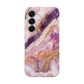 Biologisch abbaubare Handyhülle Samsung S25 Pinkmarble — kompostierbar — Vorderseite