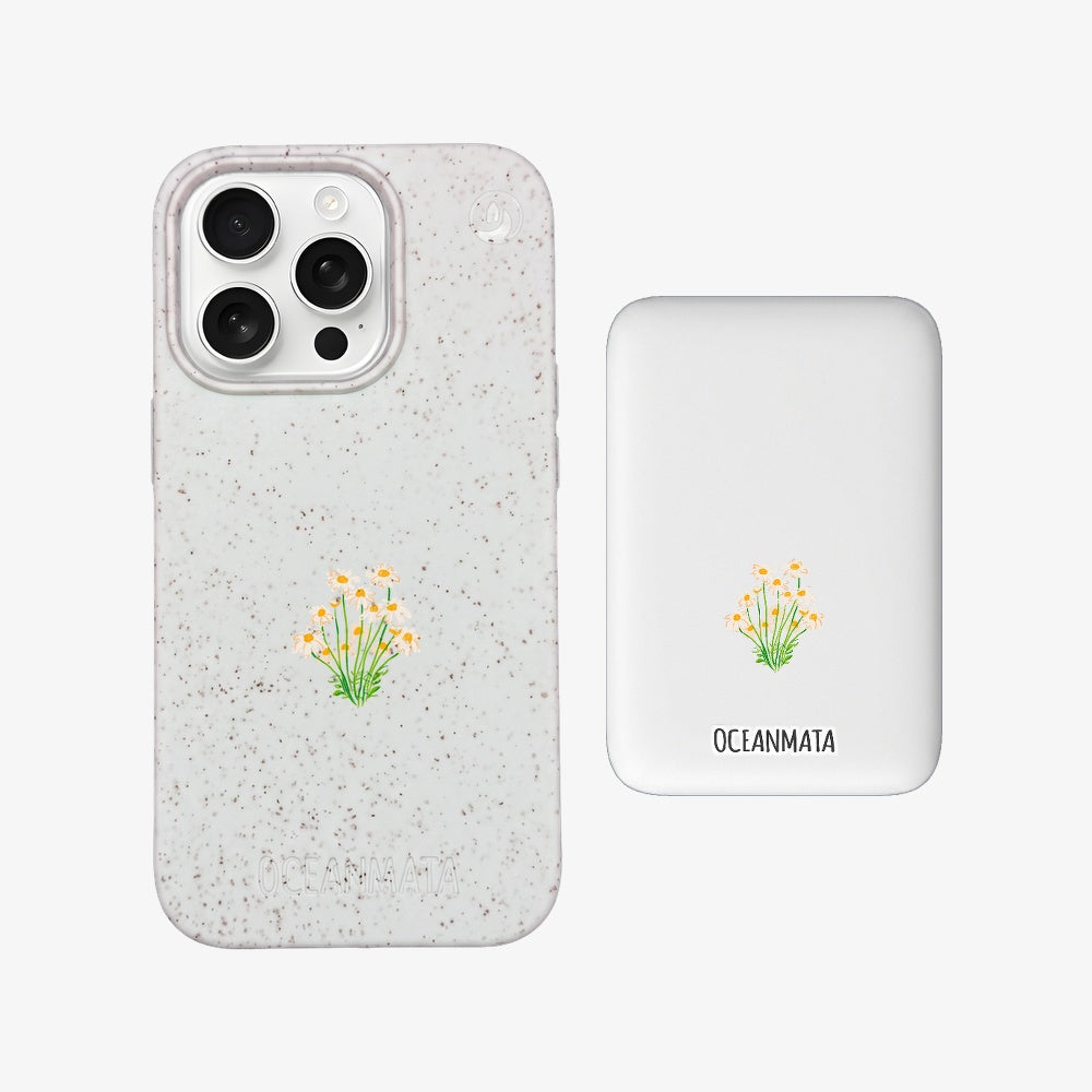 Powerbank MagSafe - "Daisy" - nachhaltig