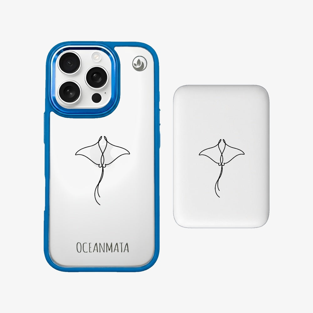 Powerbank MagSafe Mantaray mit passender Hülle