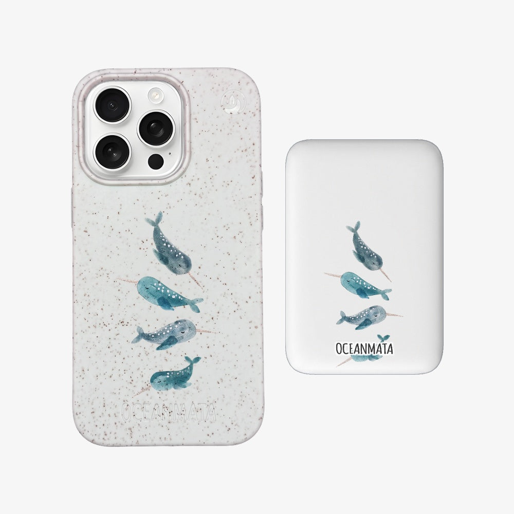 Powerbank MagSafe - "Narwhale" - nachhaltig