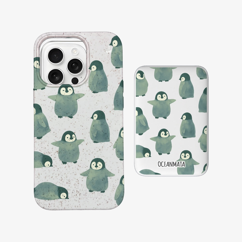Powerbank MagSafe - "pinguinandfriends" - nachhaltig