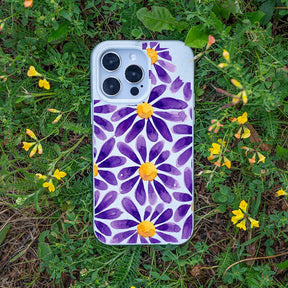 Biologisch abbaubare Handyhülle iPhone 11 Purplebloom — kompostierbar — Bonus