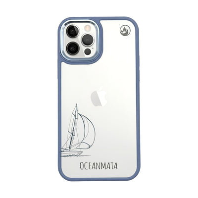 iPhone 12 pro / iPhone 12 Hülle - Lineart Wal - "Raumschot" - nachhaltig