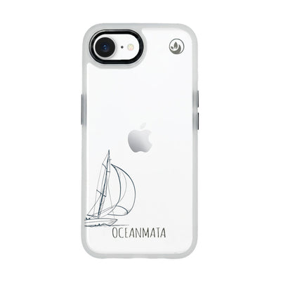 iPhone 16e/17e Hülle - Lineart Wal - "Raumschot" - nachhaltig