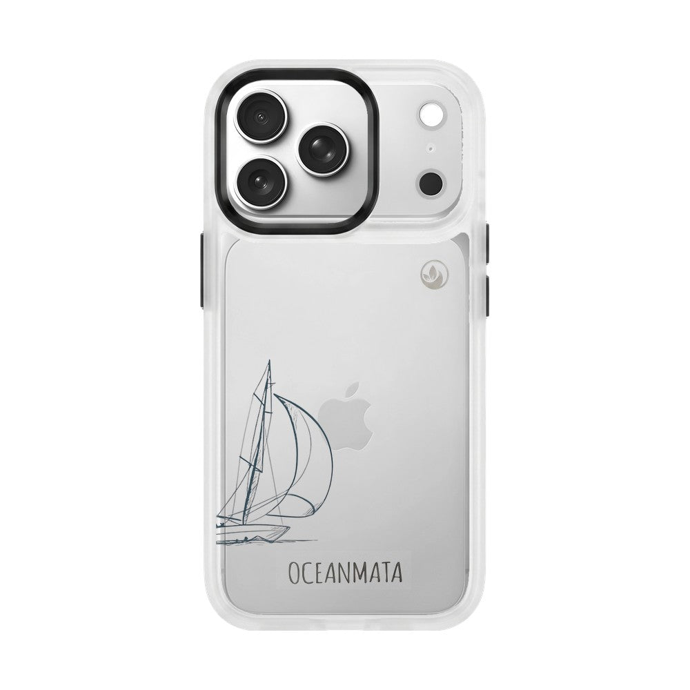 iPhone 18 Pro Max / 17 Pro Max Hülle - Lineart Wal - "Raumschot" - nachhaltig