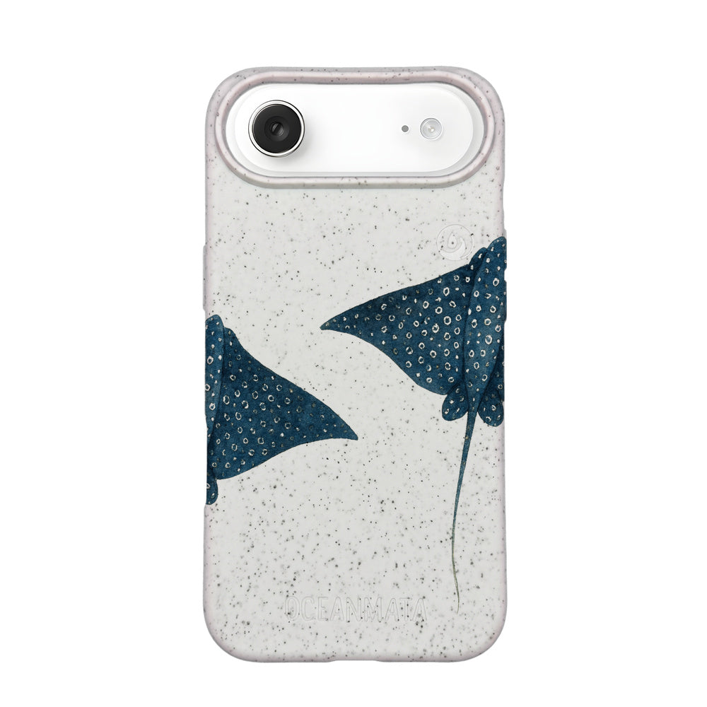 iPhone 17 Air Hülle - Ray weiß - "RayDance" - nachhaltig