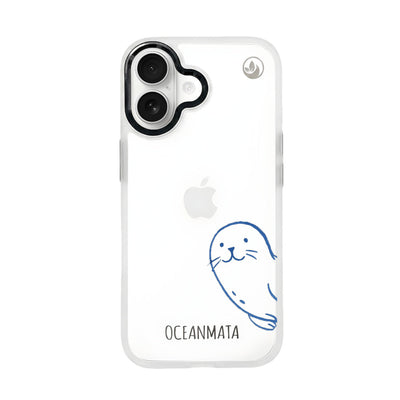 iPhone 17 Hülle - Robbe blau - "Robby" - nachhaltig