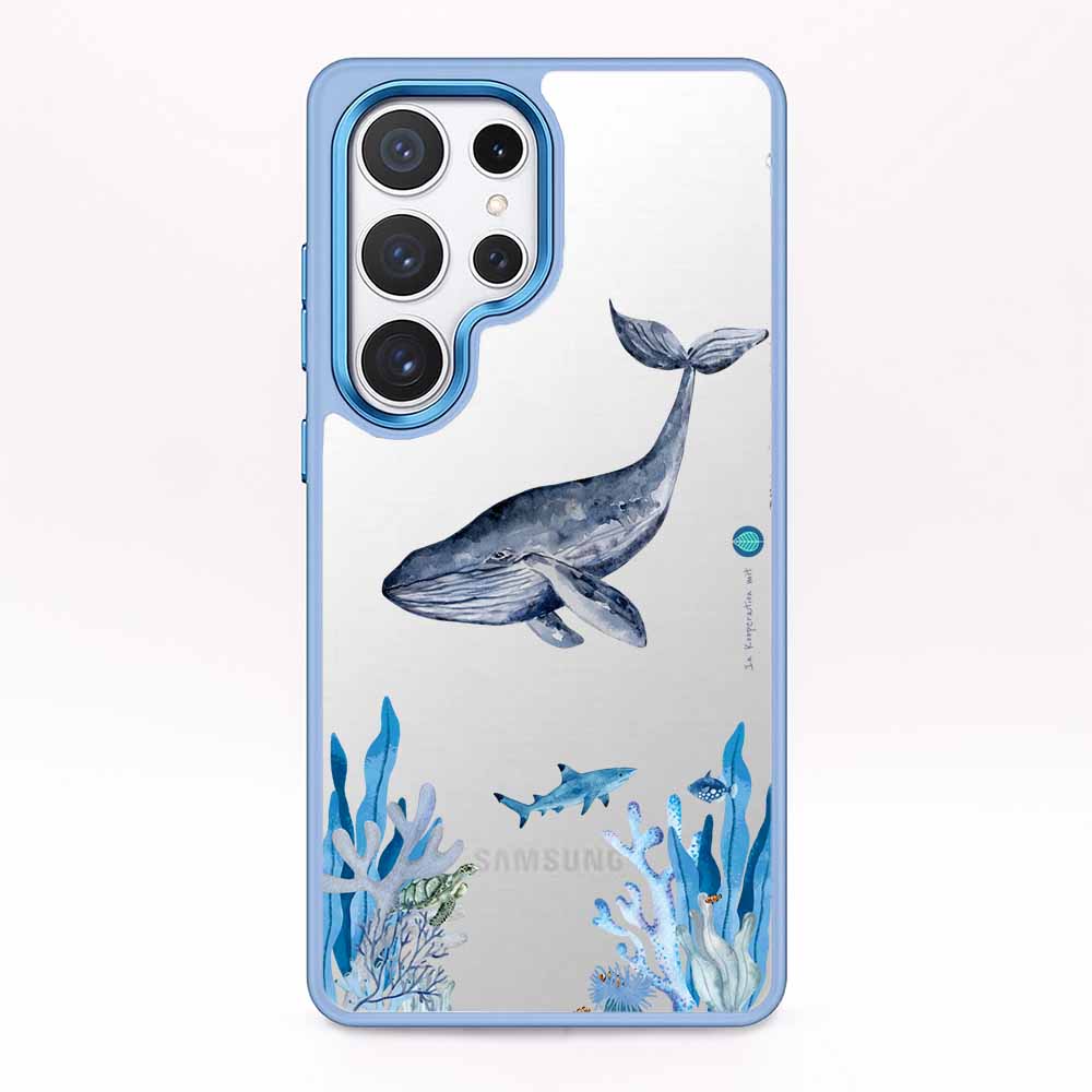 Samsung S25+ Hülle - Meer blau - "Ocean" - nachhaltig