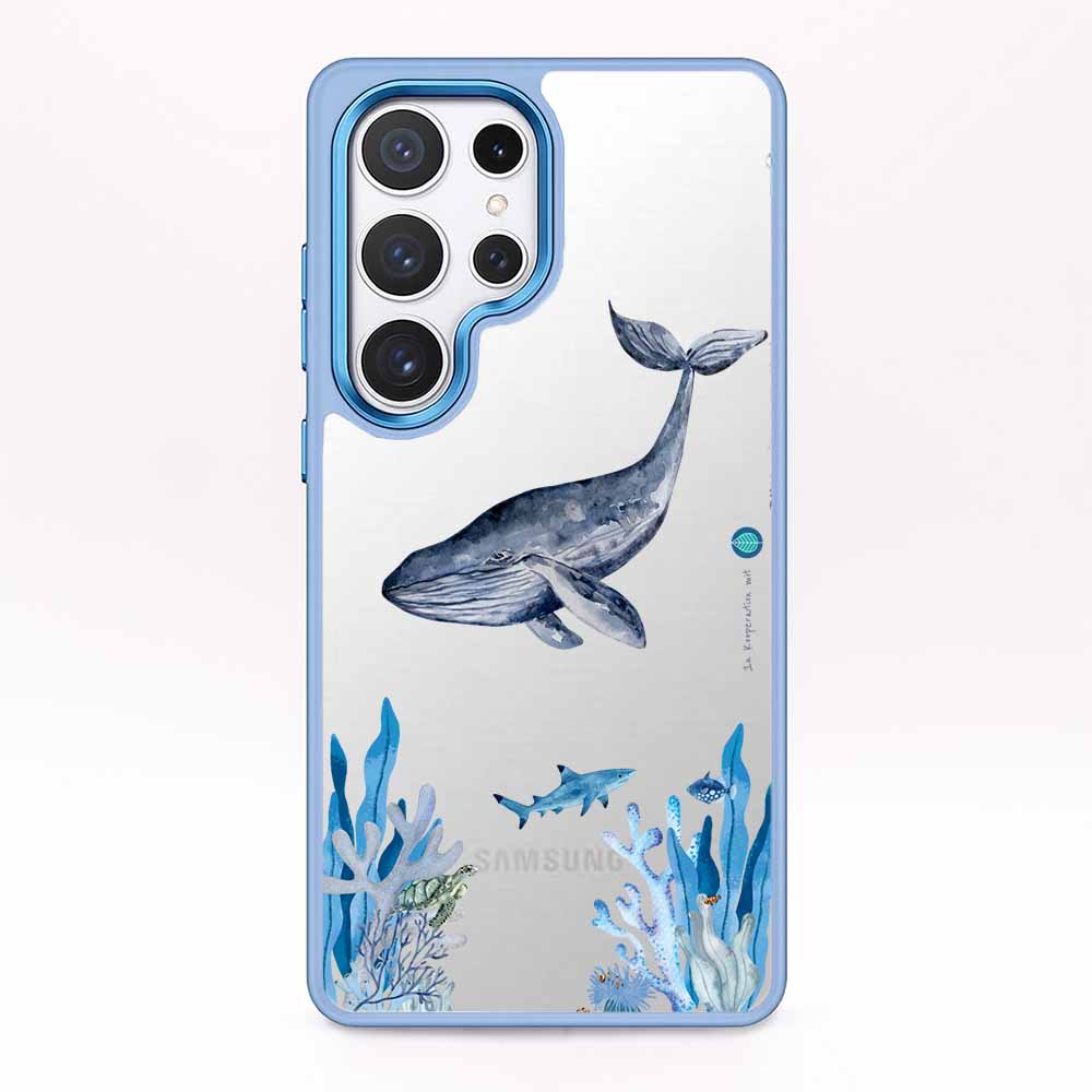 Samsung S24 Ultra Hülle - Meer blau - "Ocean" - nachhaltig