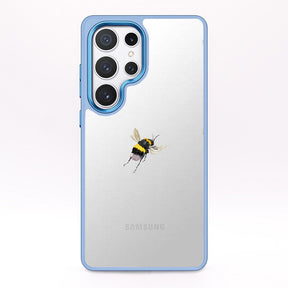 Samsung S24 Hülle - Hummel blau - "Bumblebee" - nachhaltig