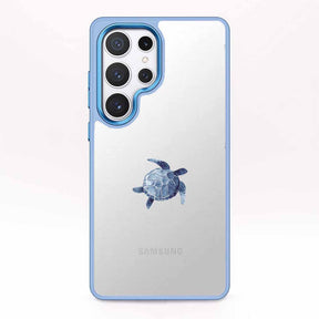 Samsung S24 Hülle - Turtle blau - "Shellie" - nachhaltig