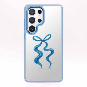 Samsung S25 Ultra Hülle - Schleife blau - "tideknot" - nachhaltig