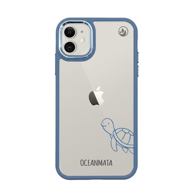 iPhone 11 Hülle - Schildkröte blau - "Schildi" - nachhaltig