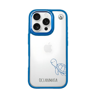iPhone 16 pro max Hülle - Schildkröte blau - "Schildi" - nachhaltig