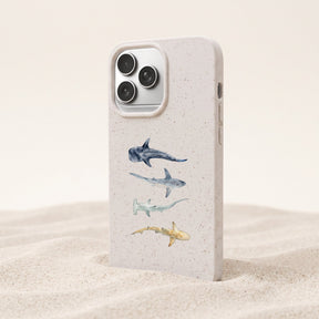 Biologisch abbaubare Handyhülle iPhone 17 Air Sharkproject — kompostierbar — Freisteller