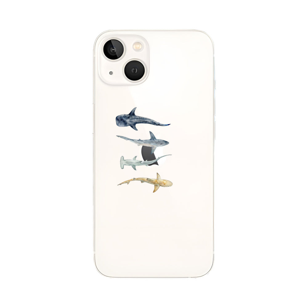 Biologisch abbaubare Handyhülle iPhone 13 mini Sharkproject — kompostierbar — Vorderseite