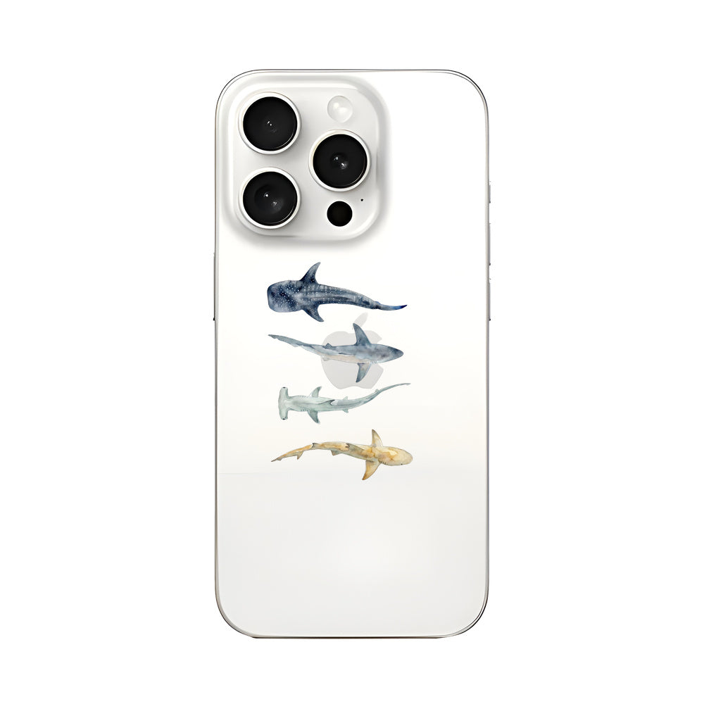 Biologisch abbaubare Handyhülle iPhone 15 pro max Sharkproject — kompostierbar — Vorderseite