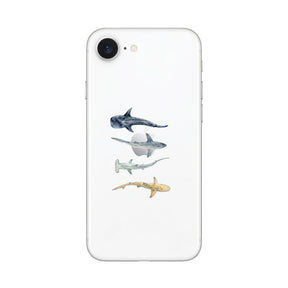 Biologisch abbaubare Handyhülle iPhone 16e Sharkproject — kompostierbar — Vorderseite