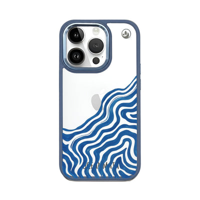 iPhone 14 pro max Hülle - Welle abstrakt - "Summerwave" - nachhaltig