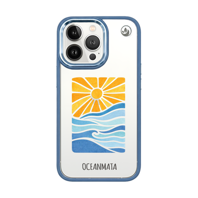 iPhone 13 pro max Hülle - Meer blau - "Sun&Sea" - nachhaltig