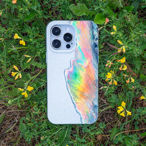Biologisch abbaubare Handyhülle iPhone 16 pro Waveofpride — kompostierbar — Bonus
