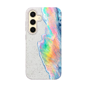 Biologisch abbaubare Handyhülle Samsung S24 Waveofpride — kompostierbar — Vorderseite