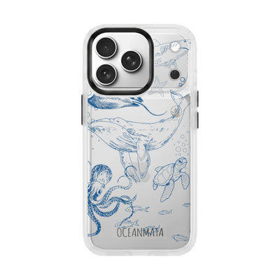 iPhone 18 Pro / 17 Pro Hülle - Wal blau - "WhaleLife" nachhaltig
